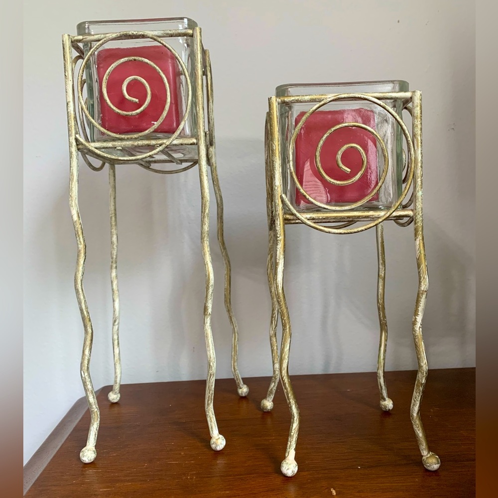 Rustic Candle Holders